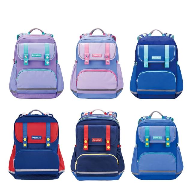 【MoonRock】極輕ASP素色系列 中高年級 成長型護脊書包-共4色(首創PCT輕鋁合金框架讓身形更貼合)