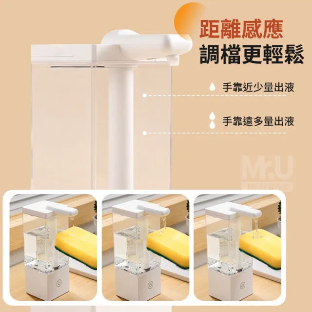 【Mr.U 優先生】無印風 自動感應 洗碗精機(洗潔精 感應機 洗手機 洗手乳 沐浴乳 洗髮精 洗衣精)