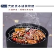 【Truly House】戶外煙燻雙層烤肉爐 煙燻爐 燒烤爐(中秋 露營 戶外)