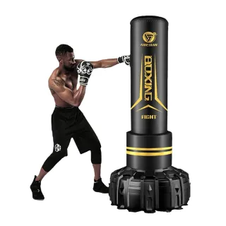【愛倍健】拳擊沙袋 1.7米立式沙袋 拳擊靶 不倒翁 拳擊柱(加厚散打沙袋 健身器材拳擊沙包 強力吸盤)