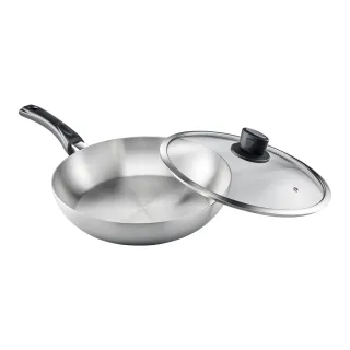 【PERFECT 理想】金緻316七層平底鍋 28cm單把附蓋 台灣製造