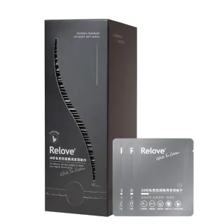 【Relove】30秒私密肌弱酸清潔濕紙巾60片裝/盒(私密清潔 獨立包裝更衛生)