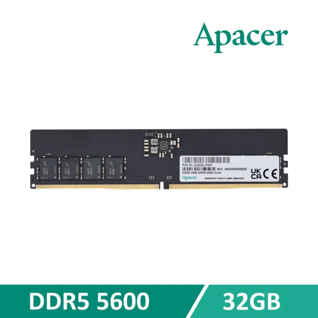 Apacer 宇瞻】32GB DDR5 5600 桌上型記憶體- momo購物網- 好評推薦