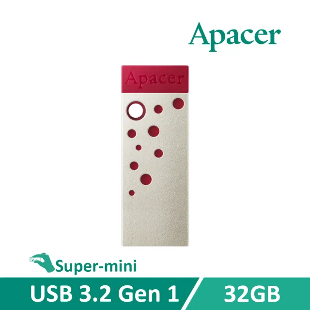 【Apacer 宇瞻】32GB AH15J USB 3.2 Gen 1 金屬輕巧隨身碟