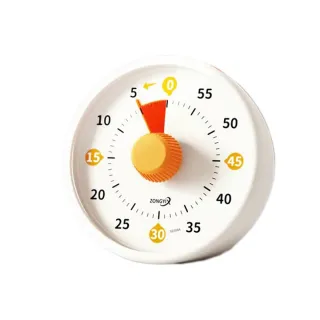 【EDSDS】圓形電子靜音計時器 可視化定時器(機械倒數設計｜可視化轉盤｜無滴答聲干擾)