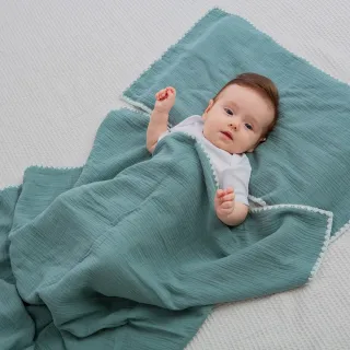 【gunite】新生兒彌月禮-紗布嬰兒枕頭巾+可機水洗新生兒小童枕+紗布蓋毯(極緻棉柔美系列_多款可選)