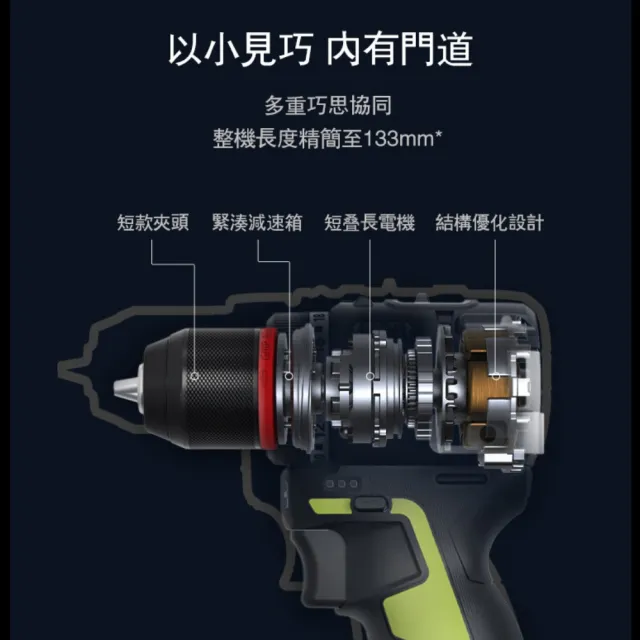 【WORX 威克士】12V 10mm 鋰電無刷雙速電鑽(WU135)