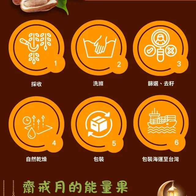 【O’natural 歐納丘】純淨去籽椰棗乾 100g/袋