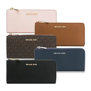 【Michael Kors】JET SET TRAVEL防刮紋L拉鍊長夾(多款任選)