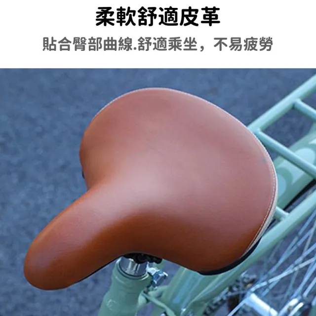 【Lite】自行車 可變速單車 22吋 成人學生通用(高碳鋼車架 高承重 舒適座椅+大容量車筐)