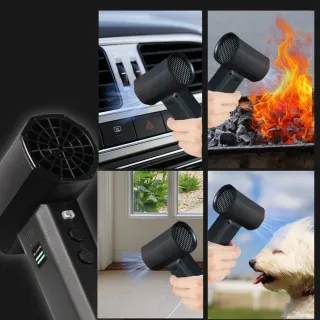 【Philo 飛樂】怪獸級風力PF1200 24000Mah強力渦輪增壓暴力風槍 /庭院吹葉機/鼓風機 /暴風扇/車用除塵槍