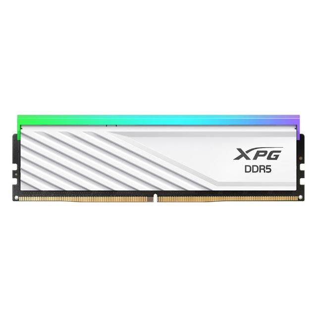 【ADATA 威剛】LANCER Blade RGB DDR5 6000 16GBx2 電競桌上型記憶體 白 (AX5U6000C3016G-DTLABRWH)