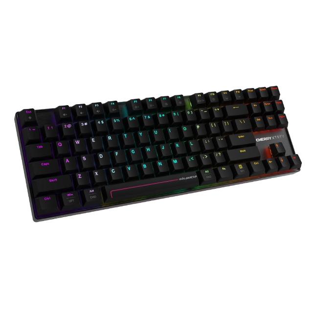 【Cherry】Cherry 無線三模 MX8.2 PRO TMR TKL 黑 魔晶磁軸(RGB 鍵盤 無線三模 熱插拔 磁軸 TKL 黑 電競)