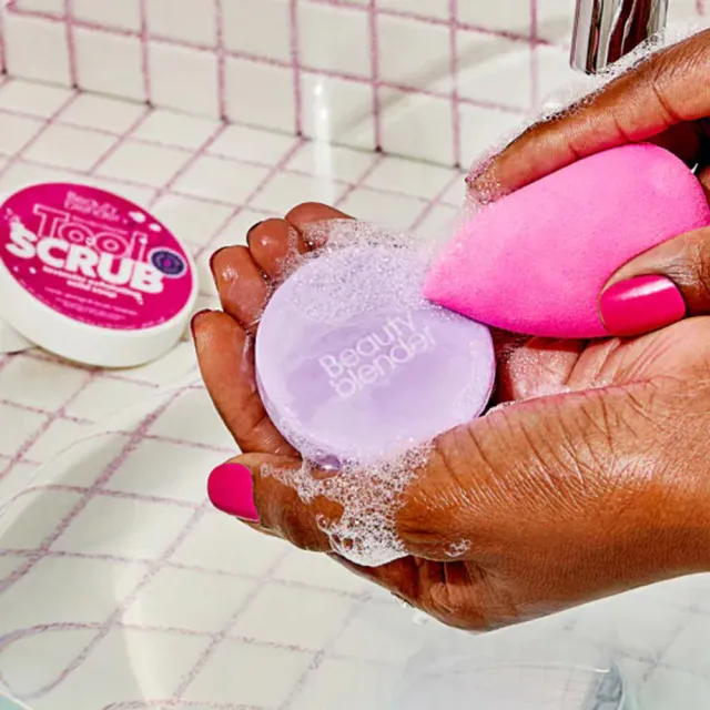 【beautyblender】專用清潔磨砂皂-經典款 1OZ(美妝蛋清潔.專櫃公司貨)