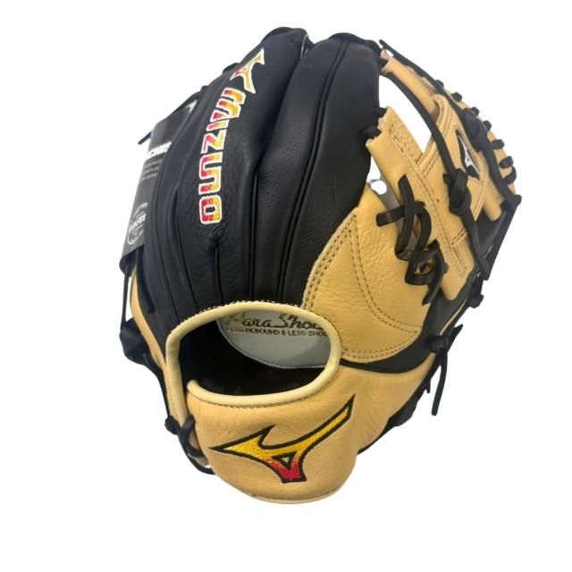 【MIZUNO 美津濃】ParaShock棒球手套內野工字檔11.5吋奶油X黑(313241R)