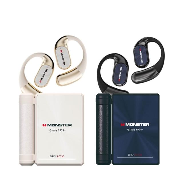 【MONSTER 魔聲】Open Ear OWS開放式藍牙耳機(AC530/藍牙6.0/真無線)