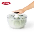 【美國OXO】按壓式蔬菜脫水器 6L(快速旋轉 省力順手 可做沙拉盆 適用4-6人份)