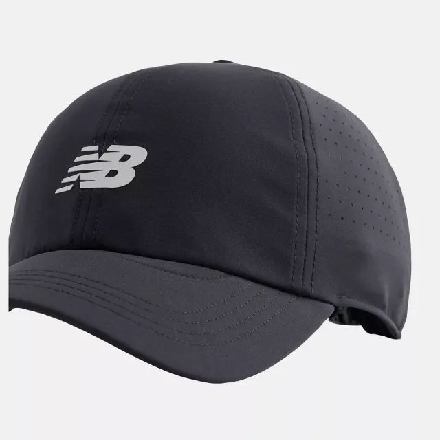 【NEW BALANCE】NB Hat 休閒帽  棒球帽 鴨舌帽 透氣 運動 男款 女款 黑色(LAH00143BK-F)