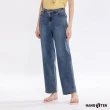 【Hang Ten】男女裝-鬆緊腰修身顯瘦口袋丹寧褲/涼爽輕量彈性直筒口袋長褲(多款選)