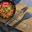 【美國OXO】好好握 12 吋矽膠餐夾 料理夾 食物夾(開闔收納 不傷鍋 耐熱280度)