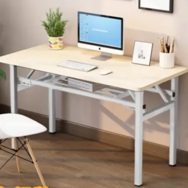 【MINE 家居】摺疊桌免安裝5種顏色 80*50cm(餐桌/客廳桌/書桌/電腦桌)