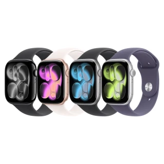 【Apple】Apple Watch Series 11 GPS 46mm(鋁金屬錶殼搭配運動型錶帶)
