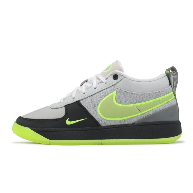 【NIKE 耐吉】籃球鞋 Book 1 95 EP 男鞋 Neon 灰黑 螢光綠 Booker 氣墊(IO9704-001)