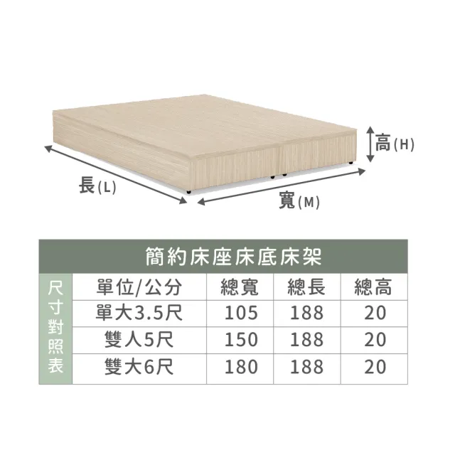 【ASSARI】雙人5尺本田房間組二件  插座床箱+3分床底