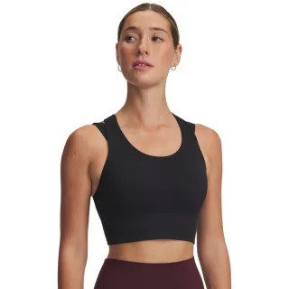 【UNDER ARMOUR】UA 女 Vanish Seamless 內搭中衝擊運動內衣_6004000-004(黑色)