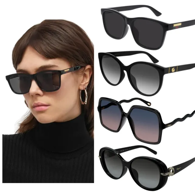 【GUCCI／CHLOE／FENDI】韓版膠框太陽眼鏡組合(GG0632SA、GG0636SK、GG0746SA、CH0086SA 多款任選)