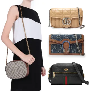 【GUCCI 古馳】經典迷你包/斜背包/手機包款(多款任選)