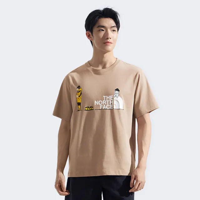 【The North Face】北臉 短袖上衣 男 女 中性 U SUMMER HIKING INSPIRED SS 卡其 NF0A8HNEBOX