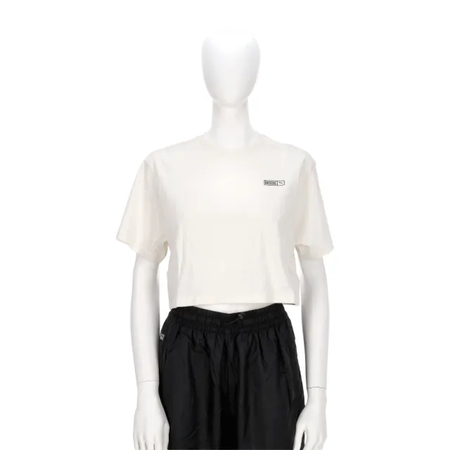 【PUMA】流行系列 Rose聯名 女款 白色 歐規 短版 休閒 T恤 短袖 63380677