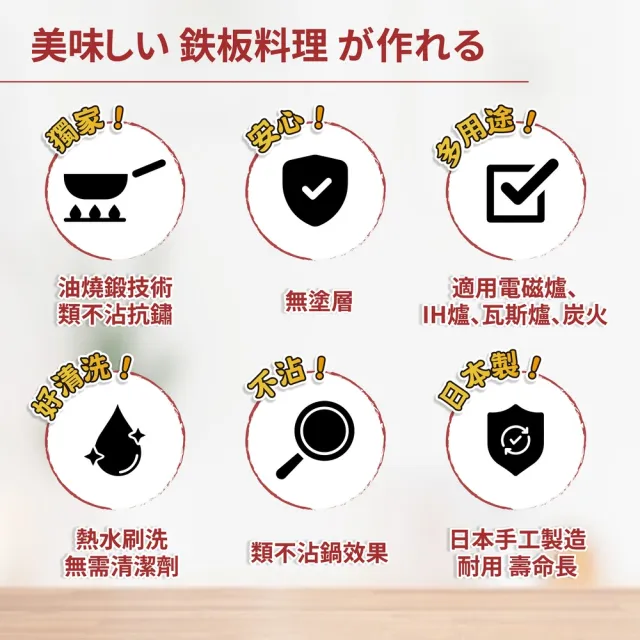 【日本 HAYASAKI早崎】日本製 無塗層 中華鐵炒鍋 30cm(IH爐可用鍋/不沾平底鐵鍋/鐵炒鍋/日本鐵鍋/不沾鍋)