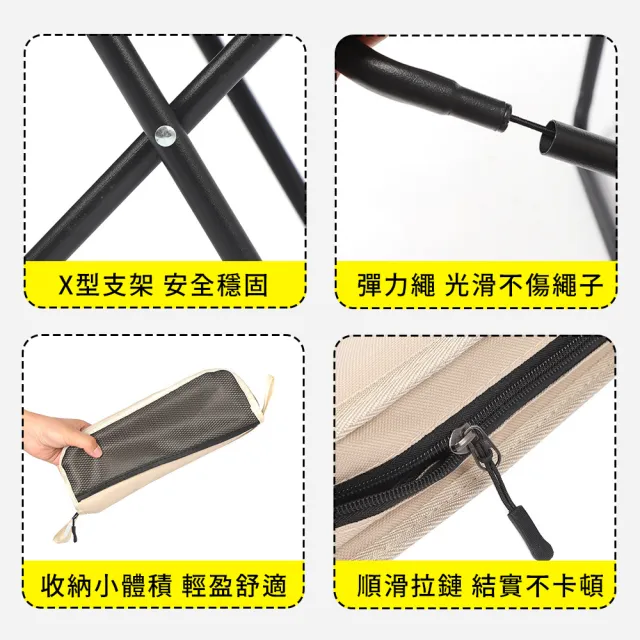 【AMKE】戶外輕便露營折疊椅 可斜背便攜露營椅 折疊手包凳(釣魚椅/戶外椅/小板凳/休閒椅)