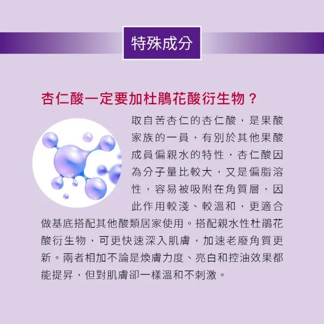 【For Beloved One 寵愛之名】杏仁花酸深層煥膚精華21% 15ml(杏仁酸/粉刺油光/居家煥膚)