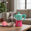【Bialetti 比亞樂堤】經典摩卡壺MOKA-3杯份-含魷魚遊戲聯名(義式濃縮/原廠保固2年/免插電咖啡機)