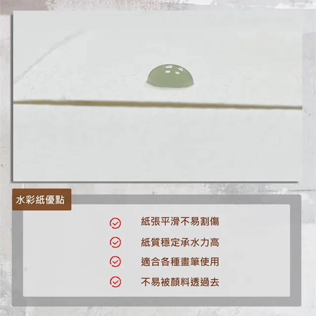 【CLEAN 克林】舞之彩進口水彩紙 300磅 A4 每包25張(中粗紋 彩繪 圖畫紙 明信片 塗鴉 繪圖 插畫 棉漿畫紙)