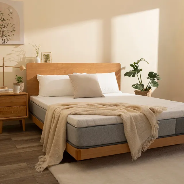 【hoi! 好好生活】Sleep ONE 舒眠獨立筒床墊歐規雙人加大6尺180*200*22cm(獨立筒不干擾枕邊人)