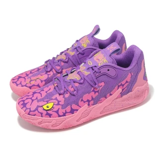 【PUMA】籃球鞋 MB.03 Lo TMNT Krang 男鞋 紫 粉紅 大反派 聯名(311327-01)