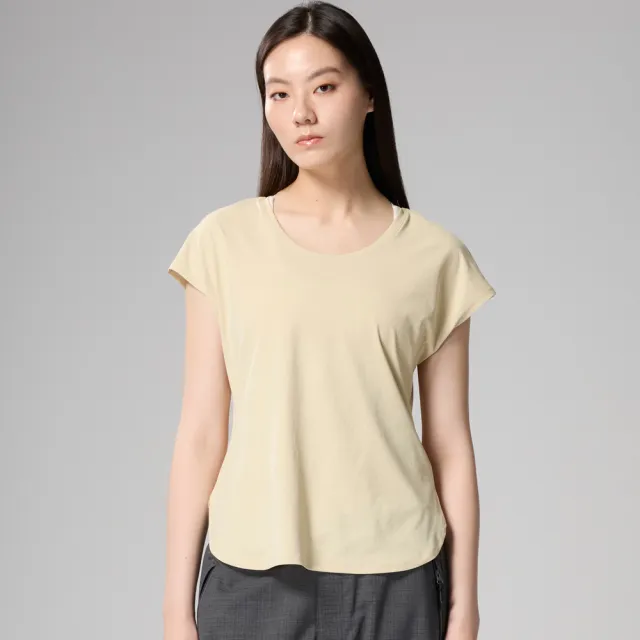 【Natuos】Natuos 女款 防曬蓋袖上衣 NS23WC504(吸濕 排汗 防曬)