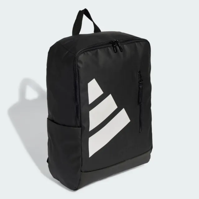 【adidas 愛迪達】Clsc Btu Boxy 後背包 戶外 運動 休閒 黑 白(JD9566)