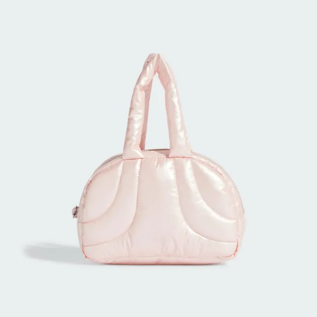 【adidas 愛迪達】Bowling Bag 迷你保齡球包 手拿包 戶外 運動 休閒 粉紅(IY7040)