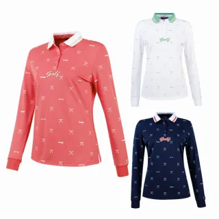 【PING】女款球桿吸濕排汗抗UV高爾夫薄長袖POLO衫-共3色(GOLF/高爾夫球衫/RA25291)