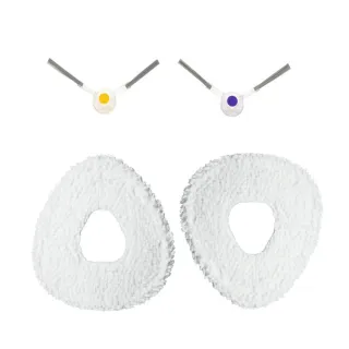 【Narwal】雲鯨 Freo X Ultra 邊刷一對+銀離子抗菌拖布 2入(邊刷拖布組)