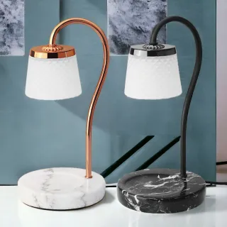 【Les nez 香鼻子】香氛融蠟燈 大理石鈴蘭系(附燈泡 定時 調節亮度)