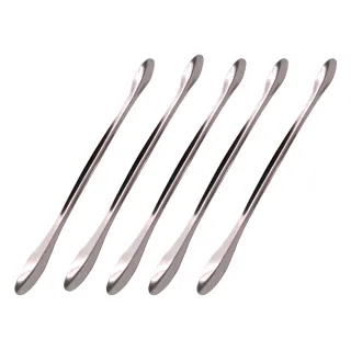 【職人實驗】185-SMS160*2入 化學實驗器用品 不鏽鋼藥勺雙頭160mm 小湯匙 餵藥勺(不鏽鋼藥匙 雙頭藥匙)