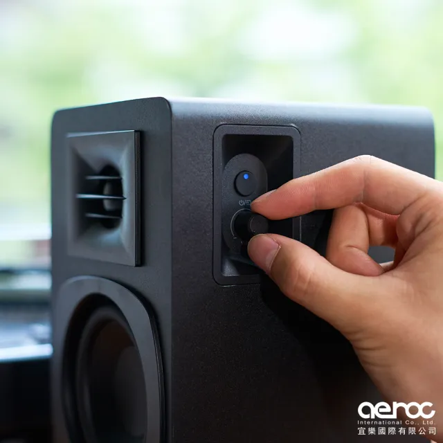 【audio-technica 鐵三角】AT-SP3X 主動式書架型喇叭  烏墨黑