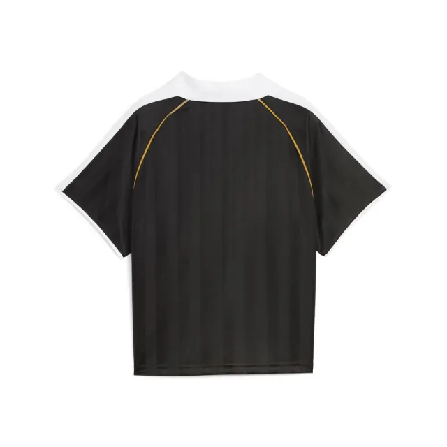 【PUMA官方旗艦】流行系列T7足球風短袖Polo衫 女性 63215701(短Polo)