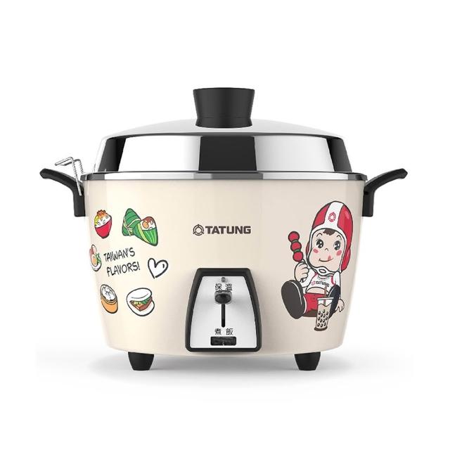 【TATUNG 大同】6人份台灣好食不鏽鋼電鍋 /組 TAC-06L-MBIF